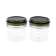 thumbnail image 1 of De Maquillaje Plástico De 220 Ml Con Tapa Abatible , s De Almacenamiento Y Herméticos (paquete De 2), 1 of 9