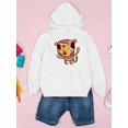 thumbnail image 3 of A Happy Monkey Smiles Hoodie Juniors -Image by Shutterstock,  Small, 3 of 4