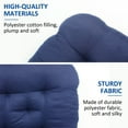 thumbnail image 7 of Synoratory Outdoor Cushions - Navy Outdoor Chair Cushions 39"x19.6"- Bule Garden Patio Cushions, 7 of 7