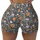 thumbnail image 2 of Fotbe Wildflowers Shorts Sin Costuras – Shorts Deportivos de Cintura Alta para Mujer, Elásticos para Gimnasio, Yoga, Running o Ciclismo-Large, 2 of 8