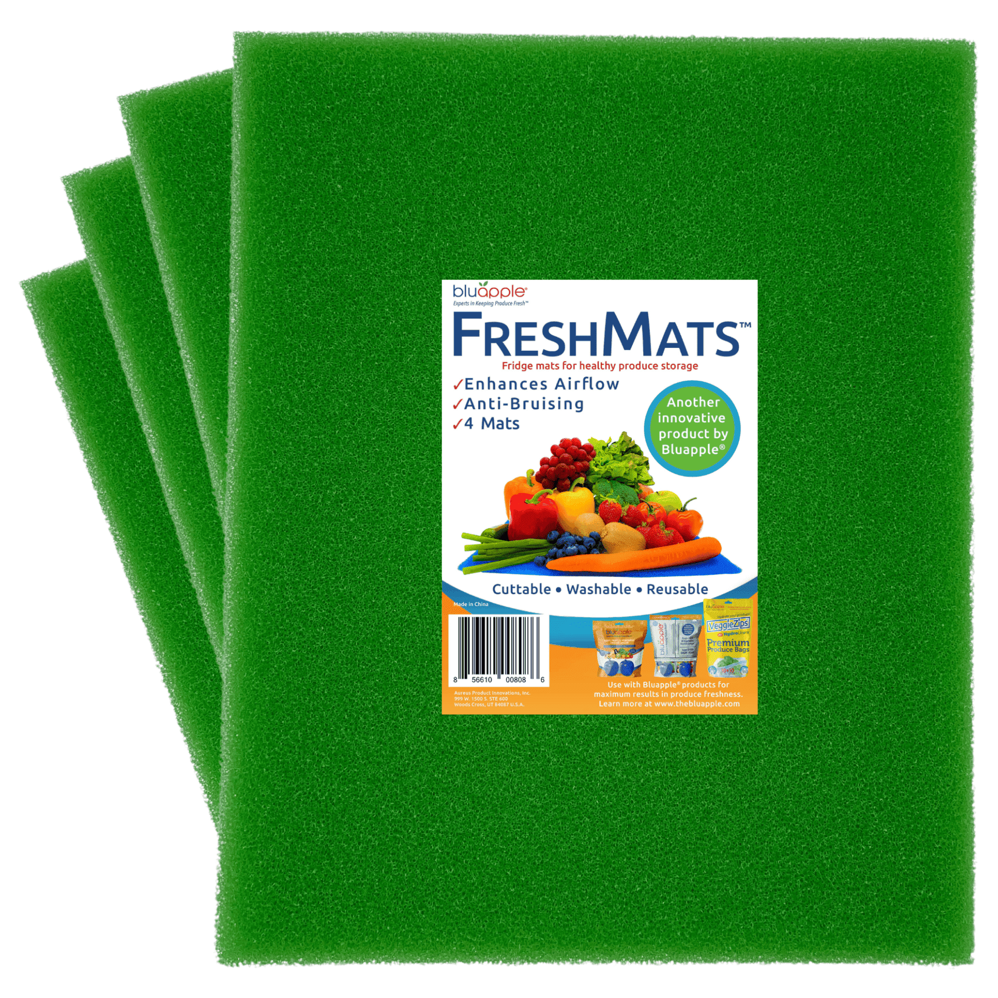 Bluapple 2-Pack Veggie Protector: Reusable Freshness Balls
