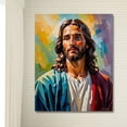 thumbnail image 1 of Cuadro Decorativo Religioso 80x122cm Jesús Pop Art, 1 of 6