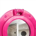 thumbnail image 3 of Pink Nautical Porthole Wall Mounted Hanging Decor Handcrafted Mirror | Round Ship's Porthole Functional & Openable Replica (12 Inches), 3 of 5
