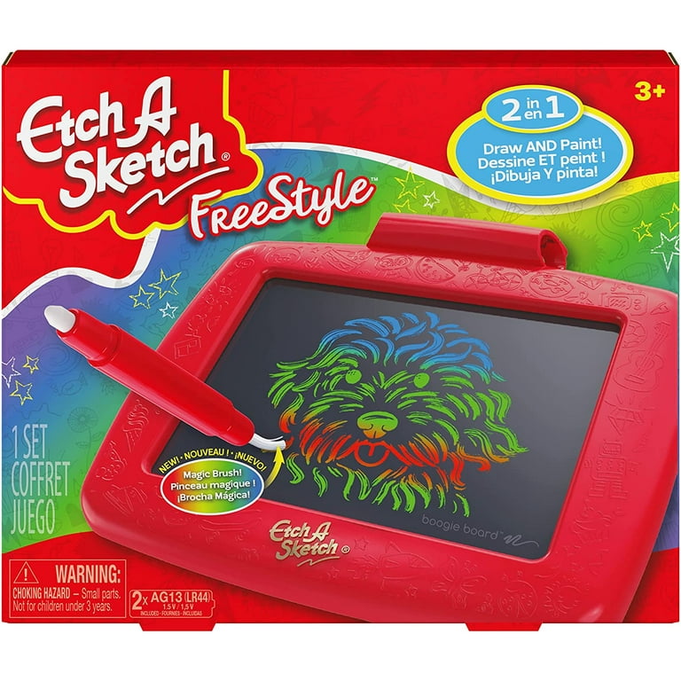 Etch A Sketch Jr. Joystick Easily Draw Lines Loops and Circles Kids Can  Hold