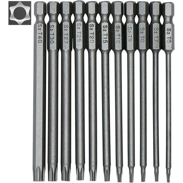 11 Long Screwdriver Bits for Electric Screwdrivers and Screwdrivers