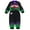 Black / purple, variant on Monster Jam Grave Digger French Terry Racing Zip Up Coverall Infant to Big Kid