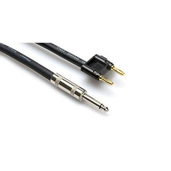 Hosa SKJ-6100BN Speaker Cable 1/4-Inch TS - Banana 100 Feet