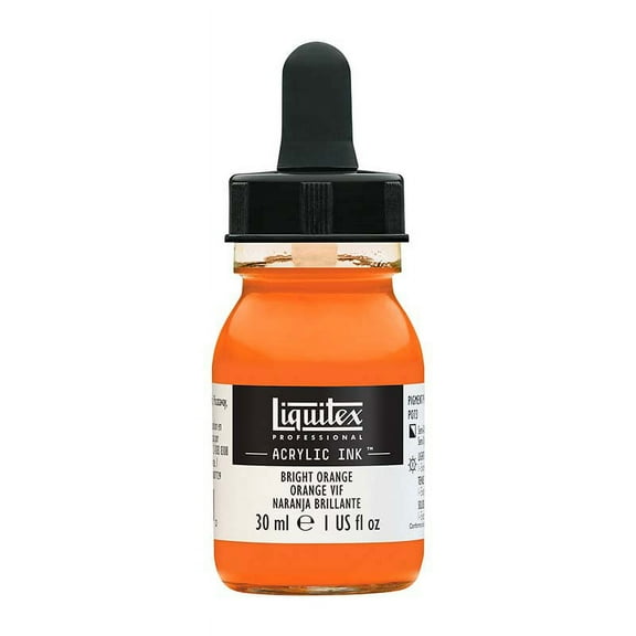 Liquitex Professional Acrylic Ink - 30 ml, Bright Orange