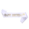 thumbnail image 2 of Boys Black Birthday Sash Happy Birthday Sashes Kids Satin Belts Men Birthday Star Scarf for Boy Anniversary Party Decoration, 2 of 6