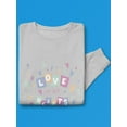 thumbnail image 3 of There Is Love In Our Hearts Sweatshirt Men -Smartprints Designs, Male x-Large, 3 of 4