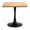 (NEW) 60*60CM (NATURAL)+8, variant on TENGDA Multi-Purpose Mid-Century Accent Table Stable Tulip Base Compact Layout for Breakfast Nook Office Balcony Use