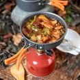 thumbnail image 3 of XMZHOU Camping Cookware Kit, Non-Stick Stainless Steel Lightweight Pot Kettle with Portable and Foldable Knife, Fork, Spoon and Water Cup Set for Outdoor Camping Backpacking Outdoor Picnic, Orange, 3 of 12