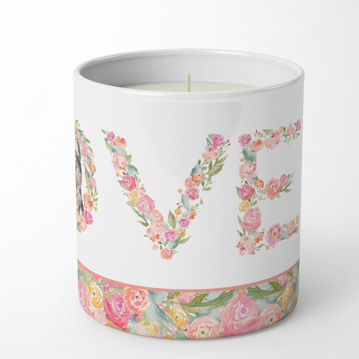 German Shepherd Style 4 LOVE 10 oz Decorative Soy Candle