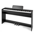 thumbnail image 1 of Costway 88-Key Hammer Action Weighted Keyboard Electric Piano with  Stand & Triple Pedals, 1 of 10
