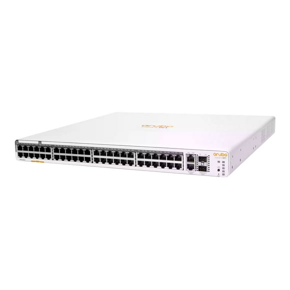 HPE Aruba Instant On 1960 48G 40p Class4 8p Class6 PoE 2XGT 2SFP+ 600W Switch - Switch - managed - 48 x 10/100/1000 + 2 x 10 Gigabit SFP+ + 2 x 100/1000/10GBase-T - rack-mountable - PoE (600 W)