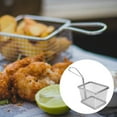 thumbnail image 3 of Fried Chicken Basket French Fries Stainless Steel Frying Mini Metal Reusable Practical Filter Potato Chips, 3 of 6
