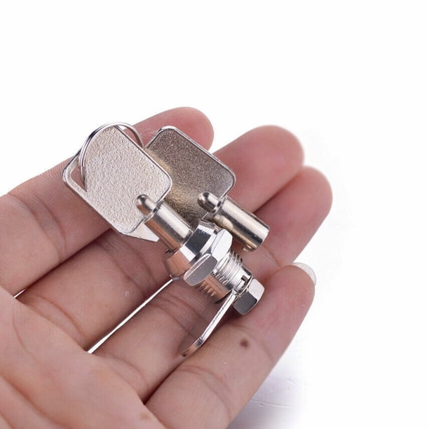 12mm Keyed Alike Cam Lock For Cabinets, Mailboxes, RV Doors & Drawers – Zinc Alloy, 1 Or 2 Locks With 2 Or 4 Keys