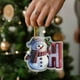 thumbnail image 1 of Adornos navideños con letras 2025, colgante de ciervo navideño, decoración de madera para mesa, adornos personalizados, 1 of 4