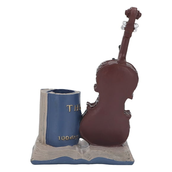 Soporte de Lápiz retro, Save Save Beautiful Practice Vintage Violin Mult Multiplicado Propósito de Instrumentos Musicales Presente para la Sala de Estudiantes