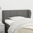 thumbnail image 4 of vidaXL Headboard with Ears Dark Gray 40.6"x9.1"x30.7"/34.6" Fabric, 4 of 35