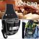 thumbnail image 3 of Multifunctional Tool Bag Canvas Tool Belt Screwdriver Holder Tool Kit Pocket Bag Pocket Pouch Waist Bag Electrician P1e8, 3 of 4