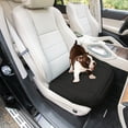 thumbnail image 4 of FH Group Car Seat Cushion – Durable PU Leather Bottom Seat Protector, Water Resistant for Car, Sedan, Truck, SUV Black, 4 of 8