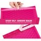 thumbnail image 4 of Bubble Mailers HBlife, 50 unidades, 10 x 20 cm, autoadhesivas, color rosa intenso, 4 of 8