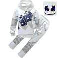 thumbnail image 2 of Kids Boys Girls Marshmello Dj Led Mask Hoodie Cosplay Costume Party Fa zhangyuxiang LED, 2 of 2