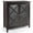 Brown, variant on Costway Kitchen Buffet Sideboard Storage Cabinet w/Glass Doors & Adjustable Shelf Brown