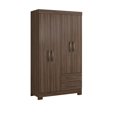 thumbnail image 1 of Ropero Closet Moderno SKAL LIVING 4 Puertas y 2 Cajones NT5005 Nogal, 1 of 6