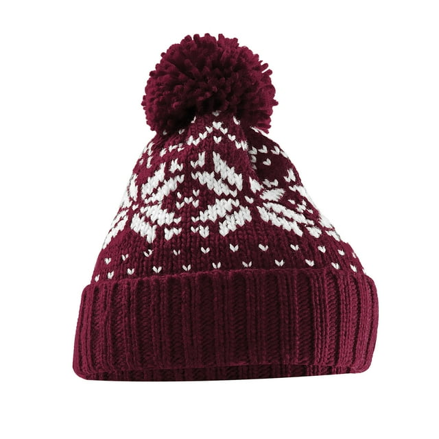 Beechfield Fair Isle Bonnet Snowstar