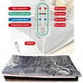 thumbnail image 2 of Couverture électrique portable lavable en machine pour canapé-lit, peluche douce pour le camping, voyage chaud, chauffage USB, réglage de la minuterie de voiture, 2 of 5