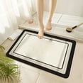 thumbnail image 4 of Bath Mat, Bath Rug, Non-Slip Absorbent Machine Washable Quick Dry Soft Front Door Carpet, Rubber Backing Diatomite Material for Bathroom Kitchen Laundry Floor, 4 of 6