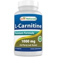 thumbnail image 1 of Best Naturals L-Carnitine 1000mg 60 Tablets (60 Count (Pack of 1)), 1 of 3