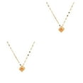 thumbnail image 3 of Guardoinrt Collier Pendentif Collier Ras du Cou Bijou en Strass Cadeau Personnalisé Type 1 Or 2Set, 3 of 6