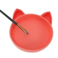 thumbnail image 5 of Unique Bargains 1 Pc Cat Shape Makeup Brush Storage Cleaner Orange, 5 of 6