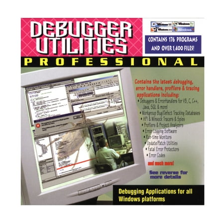 Debugger Utilities Professional for Windows PC- XSDP -00015 - Debugging applications for all Windows platforms!  Includes debugging, error handlers, profilers and tracing applications, and (Best Debugger For Windows)