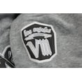 thumbnail image 5 of Men's Athletic Los Angeles Varsity Sherpa Fleece Lined LA Zip Up Hoodie Jacket (Light Grey, 2XL), 5 of 5