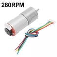 thumbnail image 1 of MYG Moteur à Encodeur GA25-370 DC12V Réduction de Vitesse pour Robot Voiture Jouet, 1 of 5