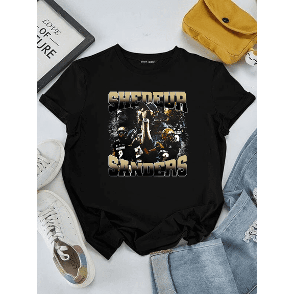 Shedeur Sanders Colorado Graphic Sports Football Unisex T-Shirt V70500, S-5XL