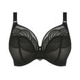 thumbnail image 3 of Women's Elomi Best EL4550 Priya Plunge Underwire Bra (Black 36G), 3 of 5