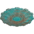 thumbnail image 3 of 31"OD x 1 1/2"P Durham Ceiling Medallion (Fits Canopies up to 4 1/4"), Hand-Painted Copper Green Patina, 3 of 6