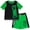 Creeper, variant on Minecraft Zombie Big Boys Rash Guard and Swim Trunks Outfit Set Little Kid to Big Kid