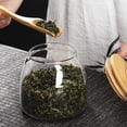 thumbnail image 3 of Glass Food Storage Container Flour Storage Jar Sugar Container with Bamboo Lid, 3 of 6