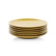 thumbnail image 2 of 10 Strawberry Street Wazee Matte Coupe Dinnerware, Salad Plate, Yellow, Set of 6, 2 of 3