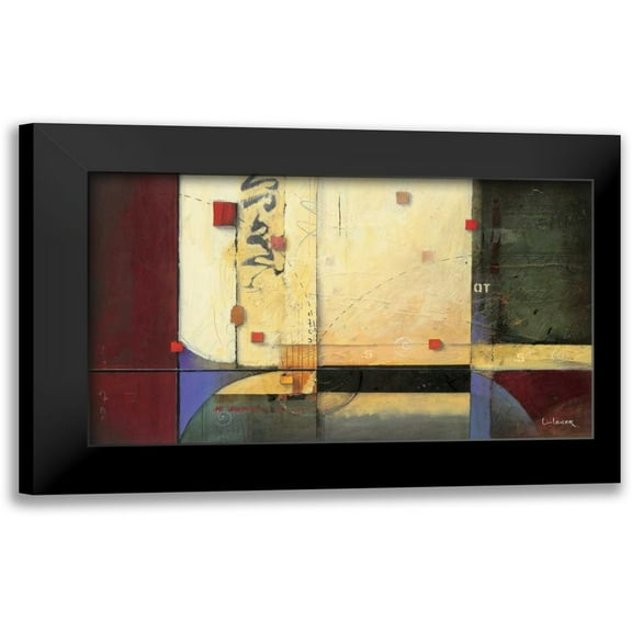 Li-Leger, Don 14x10 Black Modern Framed Museum Art Print Titled - Ocean Voyage