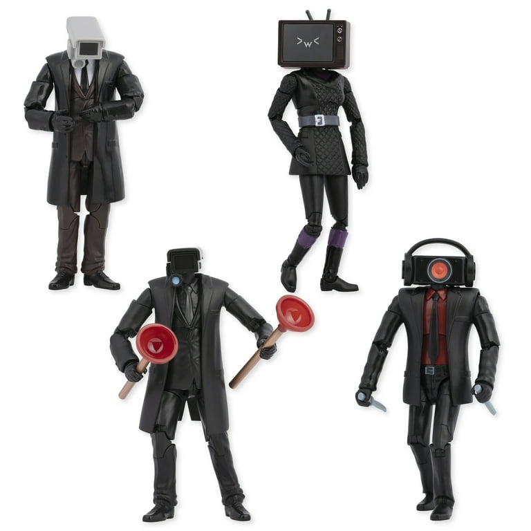 Free Shipping! SKIBIDI TOILET 6 Inch Deluxe Action Figures Party