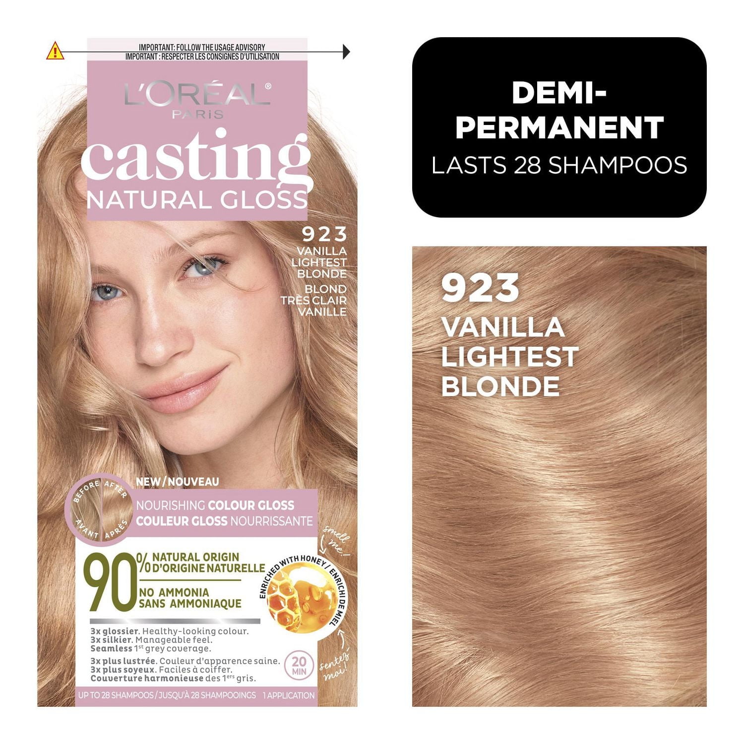 L'Oréal Paris Casting Natural Gloss Hair Dye, Demi Permanent Hair Color