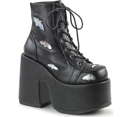 Women's Demonia Camel 201 Platform Ankle Bootie Women's Demonia Camel 201 Platform Ankle Bootie