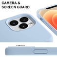 thumbnail image 4 of IBAOLEA Compatible avec Étui iPhone 12 Pro Max 6.7 Pouces, Protection Complète en Silicone Liquide avec Doublure en Microfibre Douce pour iPhone 12 Pro Max 2020, Lilas, 4 of 7